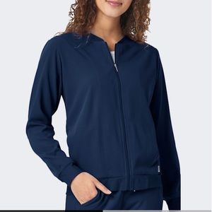 WonderWink Navy Blue Scrub Jacket